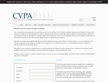 Tablet Screenshot of cvpa.org.uk